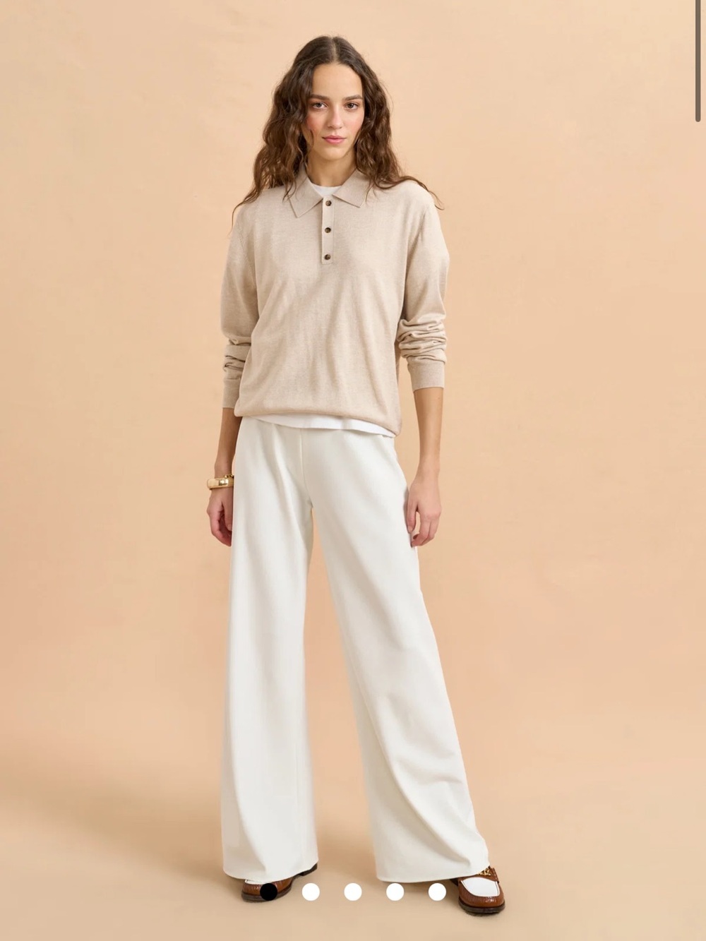 La Ligne Ivory Colby Pant